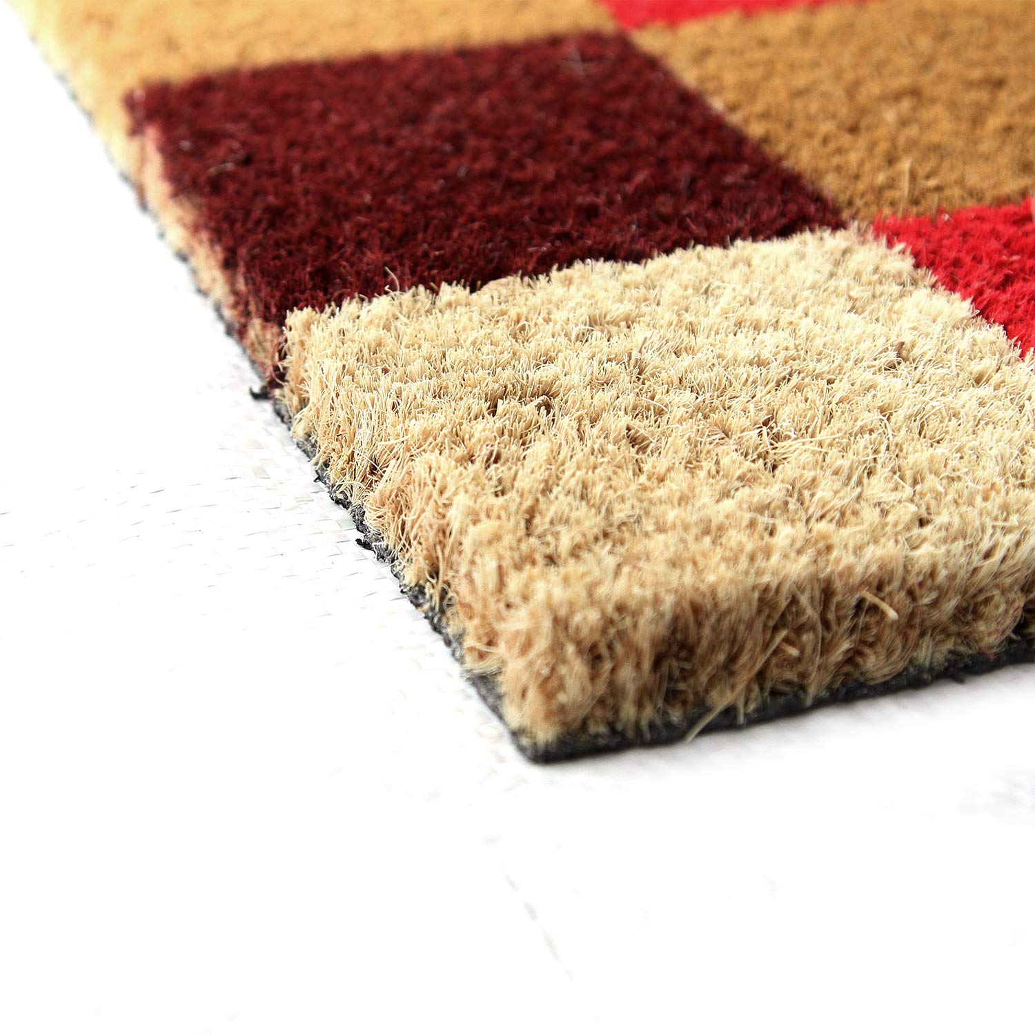 Coco&Coir® Paillasson en fibre de coco | 100 % Fibre de Coco Naturelle avec endos en PVC | Tapis Coco Premium | Paillasson très Absorbant | Tapis d'Entrée, Exterieur et Intérieur