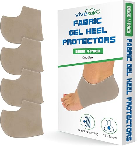 Protectores de talón, protectores para zapatos, cubiertas, arrugas, aprobados por la FSA, HSA, plantillas para fascitis plantar para aliviar el