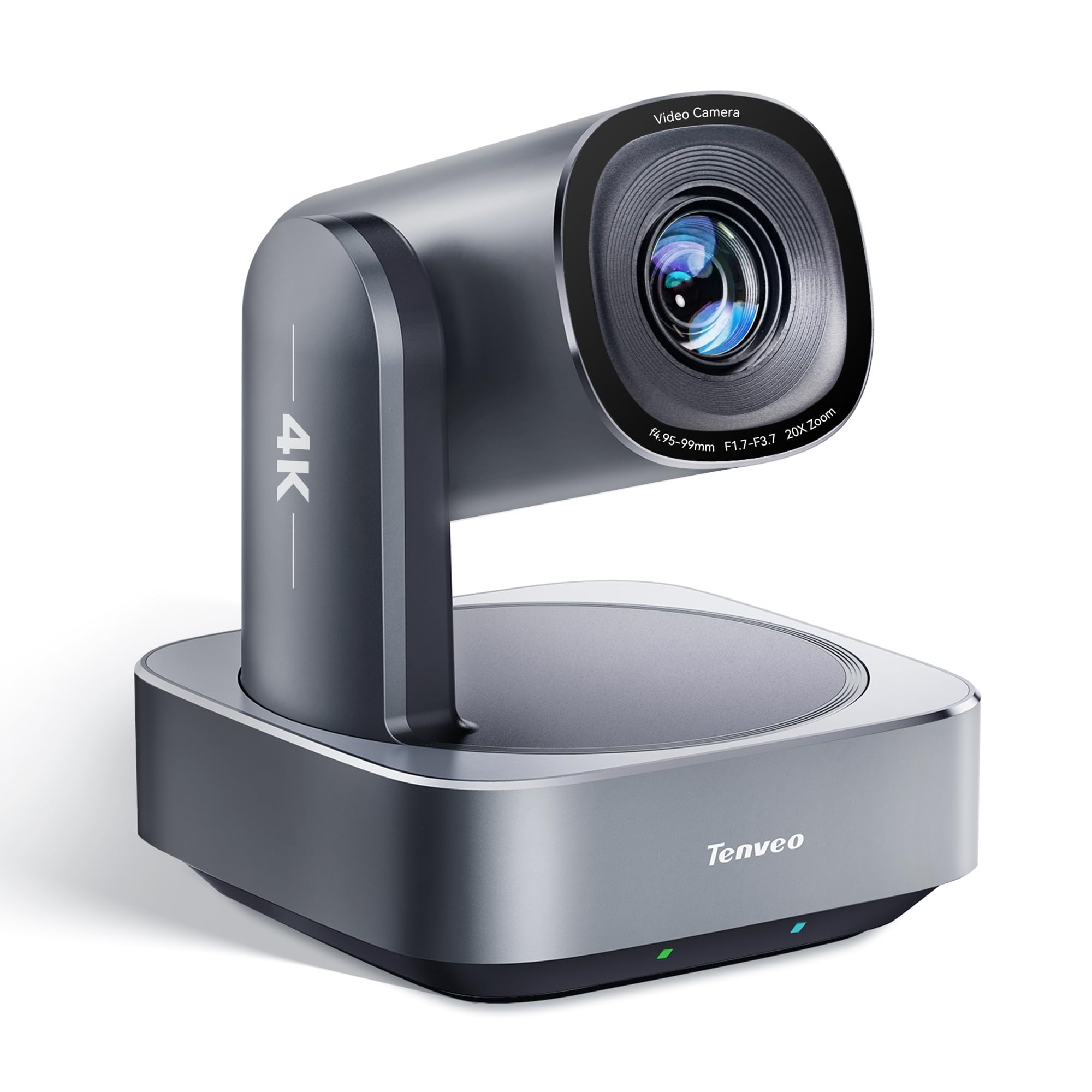 Tenveo Telecamera PTZ 4K con Tracciamento Automatico AI, Zoom Ottico 20X + Digitale 8X, USB 3.0/HDMI/LAN (PoE), IP Live Streaming Camera per Chiesa Trasmissioni Eventi Videoconferenze YouTube OBS
