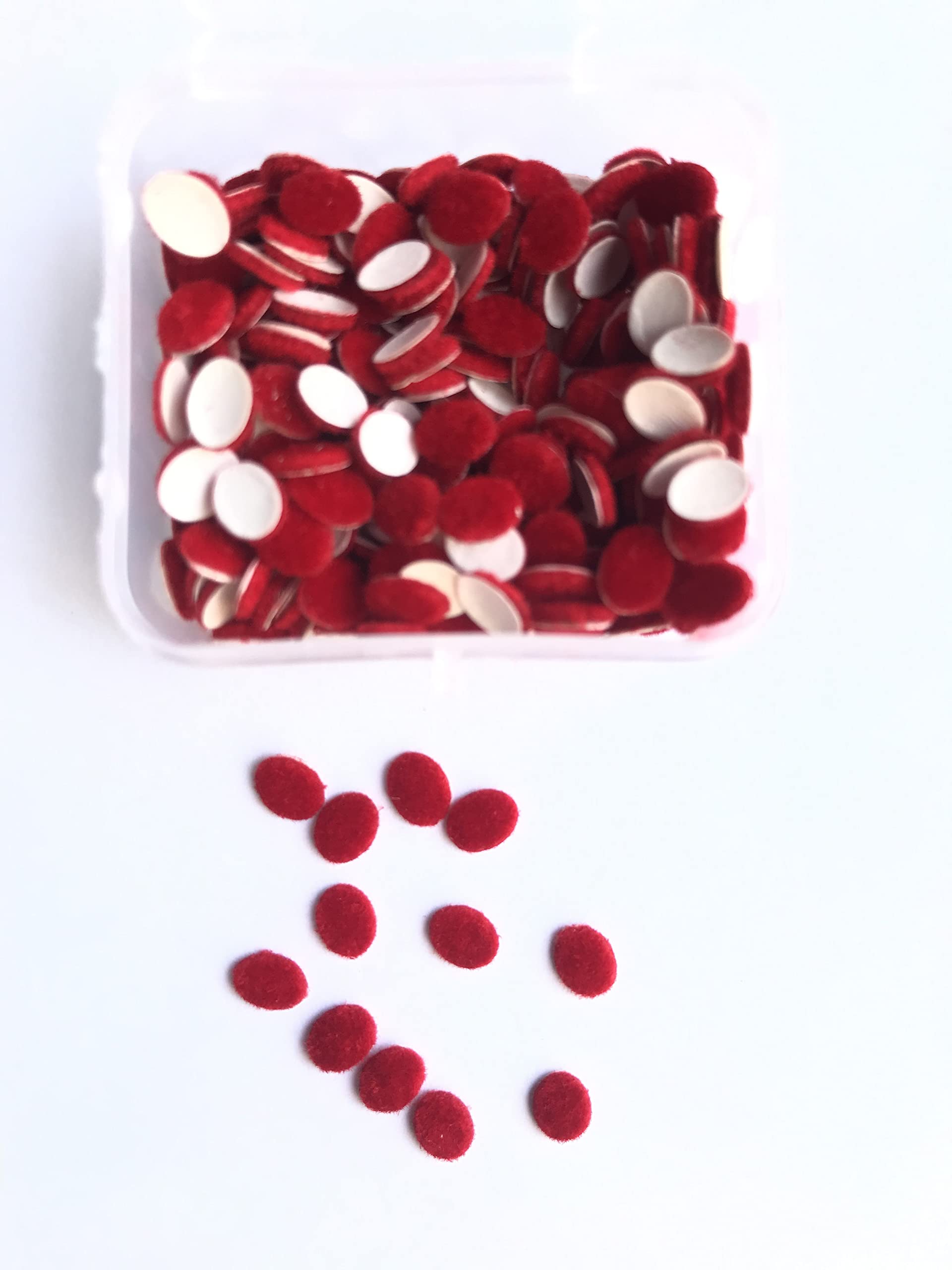 Kalpana Bindi Red Oval Sticker Kumkum | (Pack of 12) (Size-00)-image-36