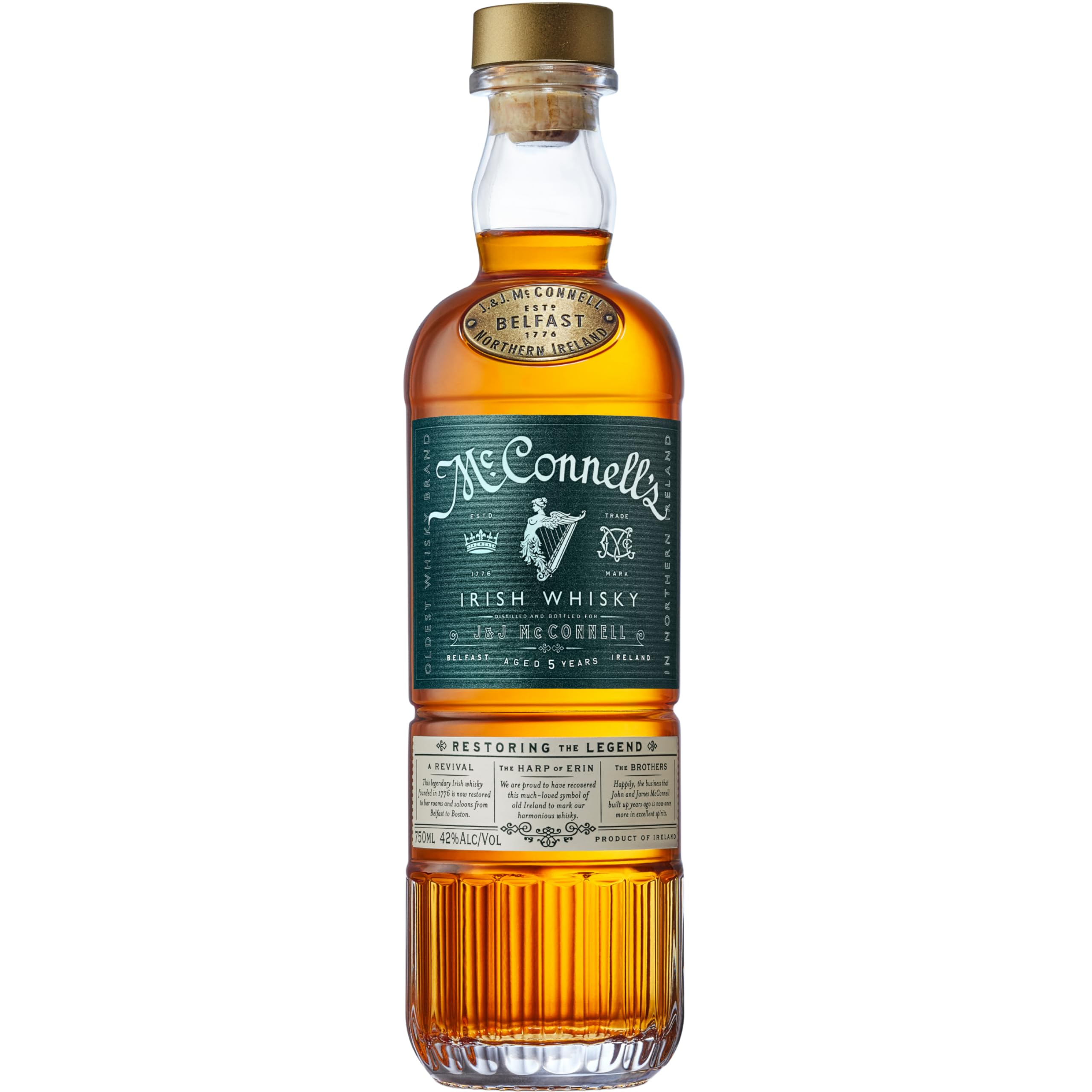 McConnell's | Irish Whisky | 700 ml | 42% Vol. | In Bourbon-Fässern gereift