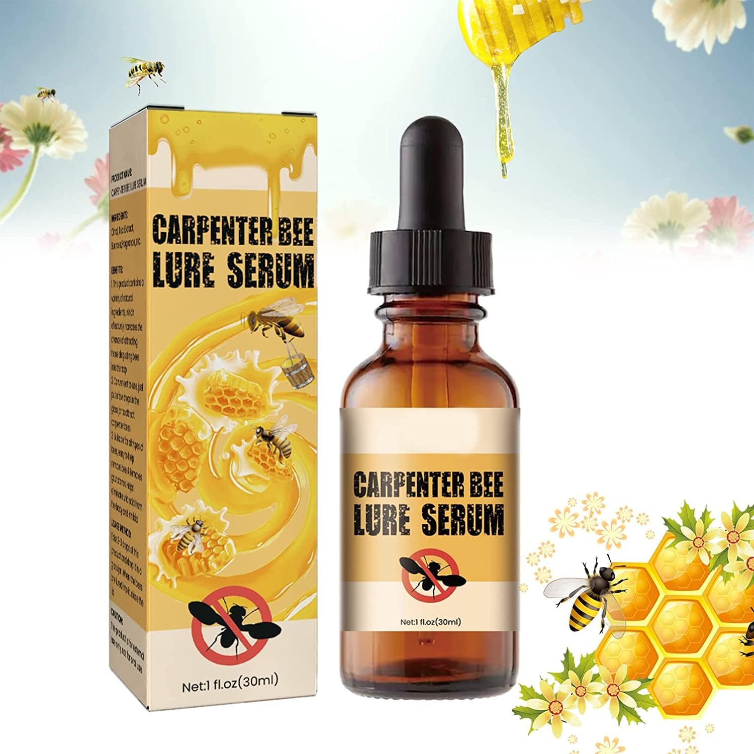 Carpenter Bee Trap Lure, Carpenter Bee Traps for Outdoors