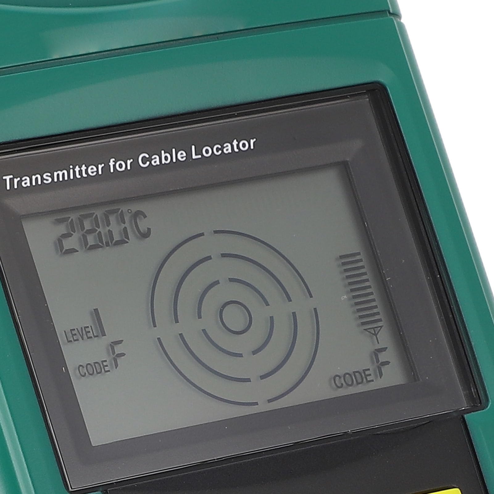 Cocoarm Lokalizator Kabli Podziemnych Detektor Kabli ABS Sygnał 125 KHz Od 30 do 400 V LCD Regulowana czułość dla Elektryków Wykonawcy Śledzenie Podziemnych Rur Przewodowych