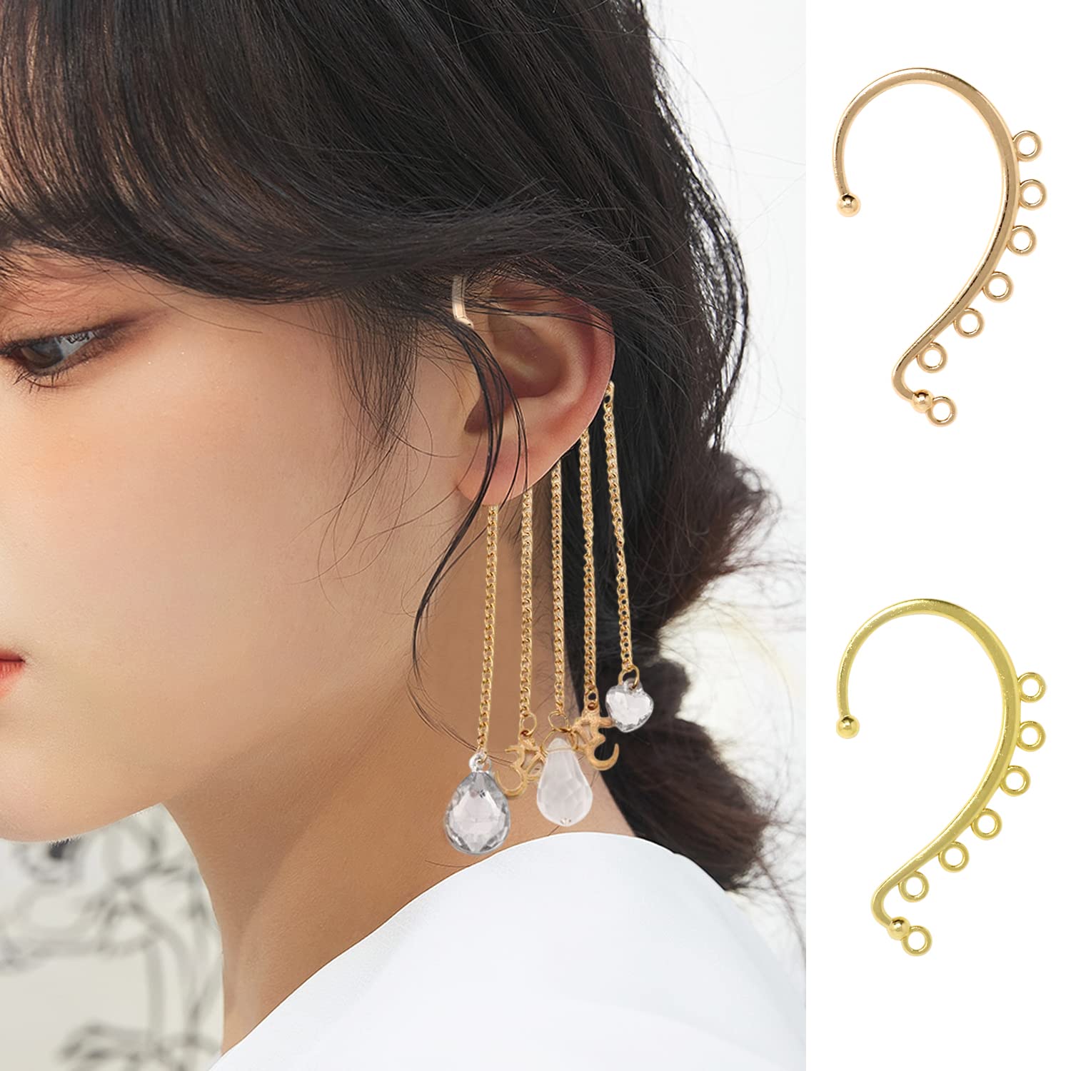 Lot De 3 Paires De Boucles D'oreilles Clips - Occasion