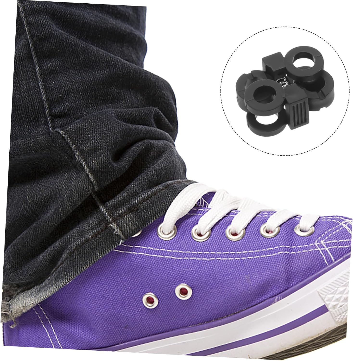 Lazy Shoe Lace Buckle Sneakers Shoe Laces Shoelaces Shoe Lace Fastener Shoelace Locking Clips Shoe Lace