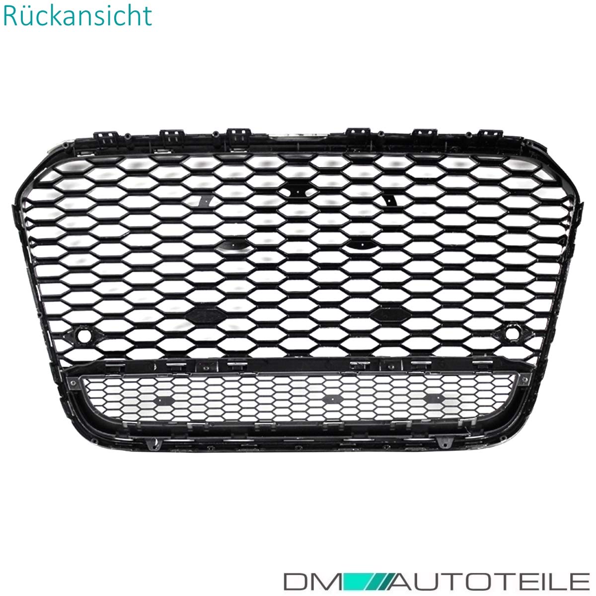 DM Autoteile Sport Wabendesign Kühlergrill Hochglanz Schwarz passt für A6 4G C7 bj 10-14 außer RS6 S6