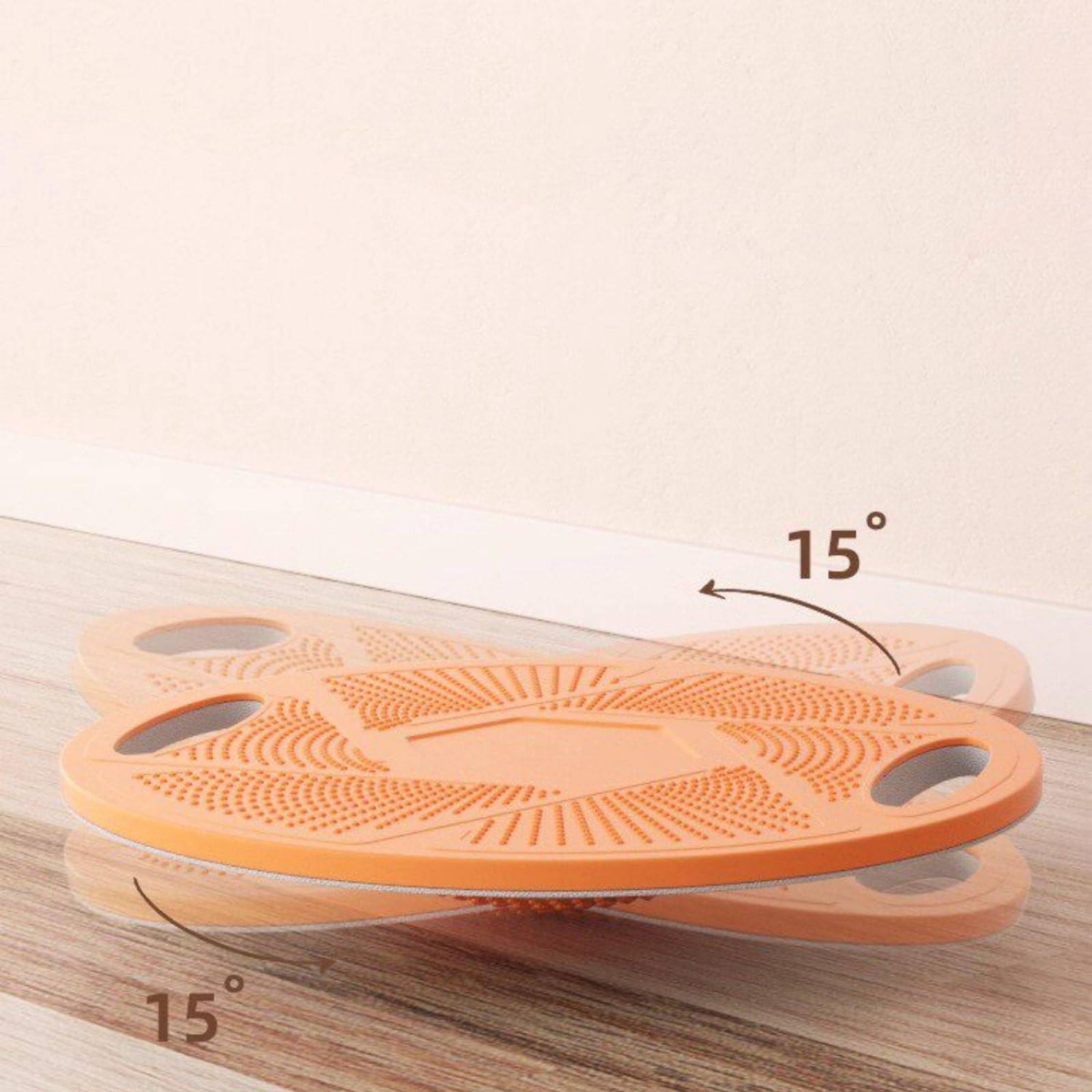 Balance Board Tavola di Equilibrio Piattaforma di Stabilità Disco Oscillante Antiscivolo Compatta in Polipropilene con Presa Sicura Rotazione 360