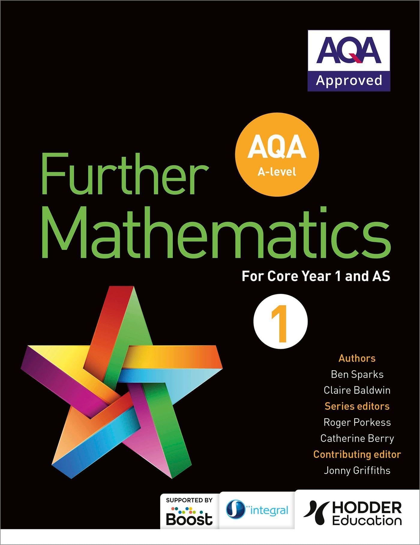 AQA A Level Further Mathematics Core Year 1 (AS),Ben Sparks,Clai