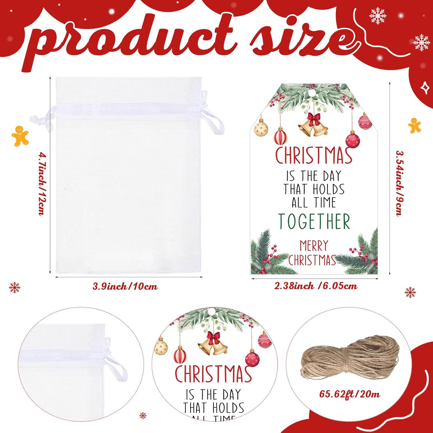 Roshtia 18 Sets Christmas Party Favors 1.2 oz Merry Christmas Acrylic Shot Glasses 3 Styles Bottle Opener Keychain with Greeting Card and Organza Bag Xmas Supplies for Guests Souvenirs(Acrylic)