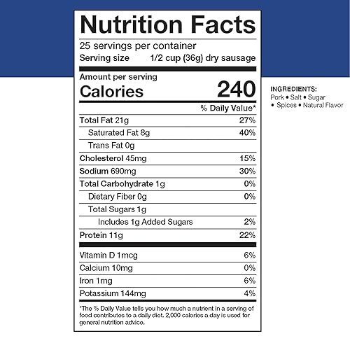 Miniatura 7 de Mountain House - Lata de salchicha de cerdo de liberación limitada #10  Alimentos de supervivencia y emergencia liofilizados  Caza sin gluten,