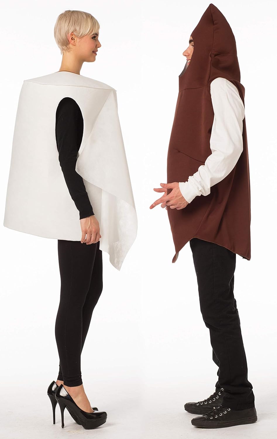 Rasta Imposta Poop and Toilet Paper 2 Piece Couples Costume Mens Womens Adult - Image 6