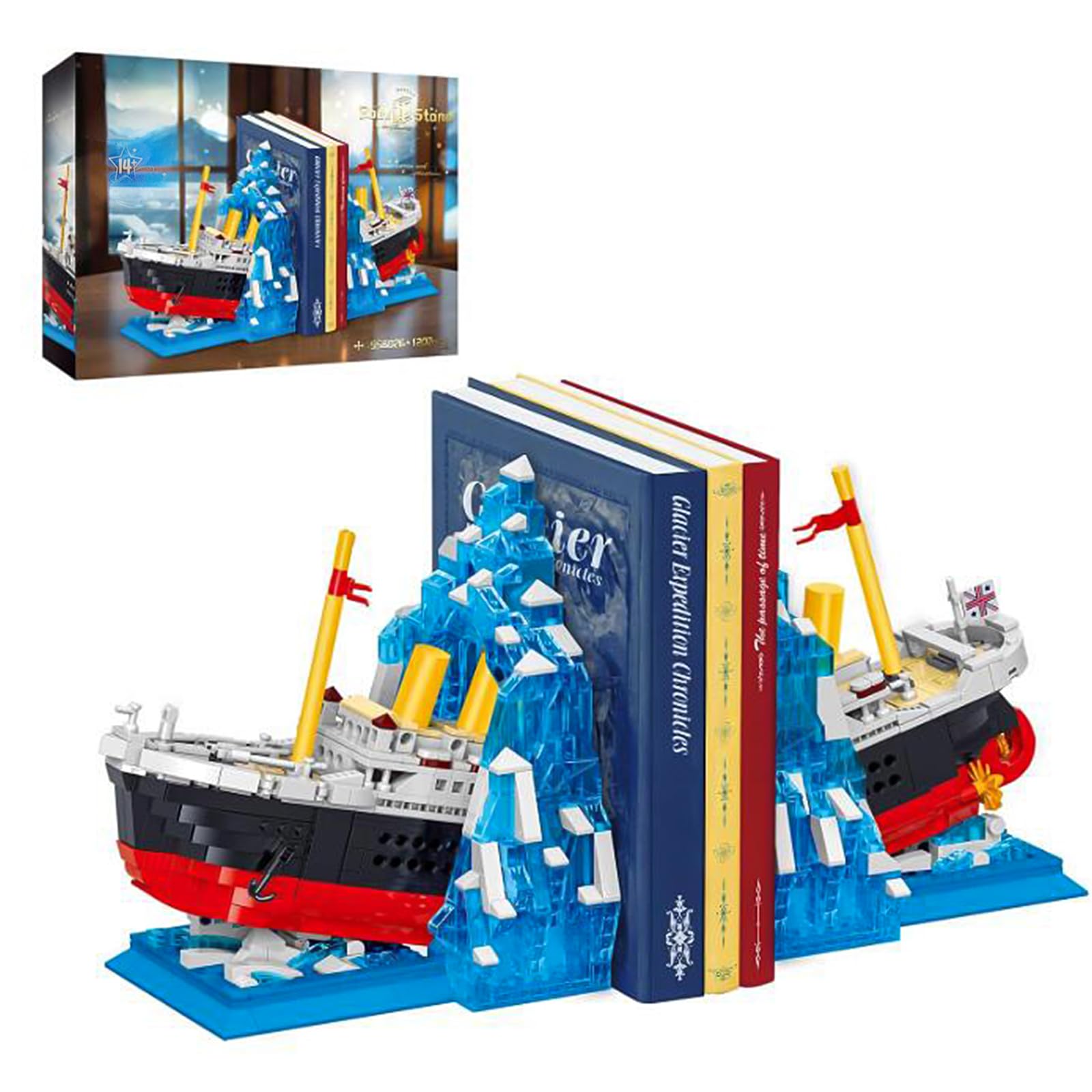 Amazon.com: Hallisun Titanic Building Set, Ship Book Nook Kit 2 in