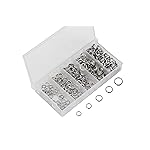 GREATFISHING 200PCS High Strength Heavy Stainless Steel Split Ring Lure Tackle with Fishing Pliers 30lb to 120lb Test(200pc 5-9mm Ring)