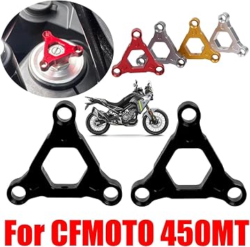 Compatible with CFMOTO CF Moto 450MT MT450 MT 450 MT CF450MT Motorcycle Accessories Front Suspension Fork Preload Adjusters Cap(Grey)