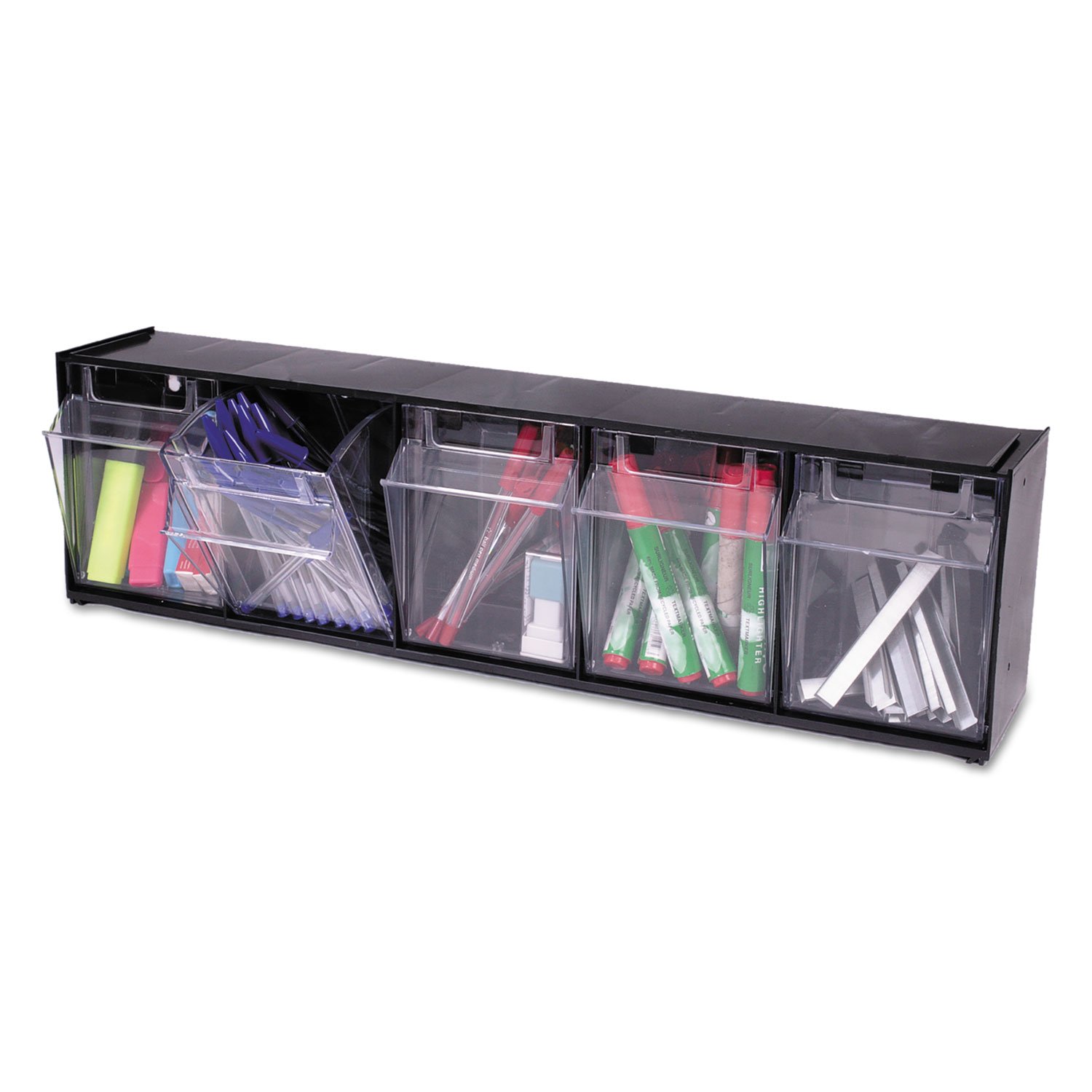 Amazon.com: Deflecto 20504OP Five-bin horizontal tilt bin