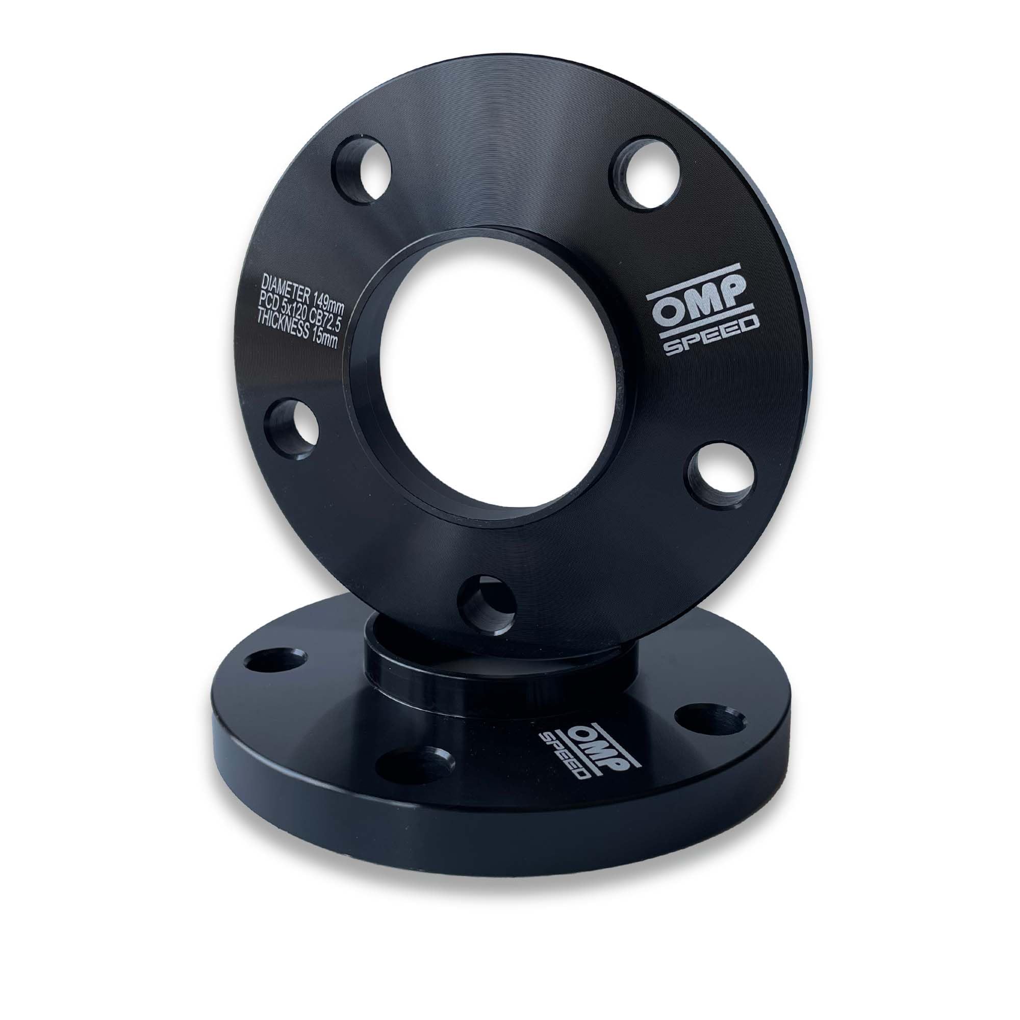 OMP Speed Juego de 2 Separadores Doble Centrado Grosor: 20mm PCD: 4x100 CB: 60.1 OD: 139 Tornillo x8 M12x1.5 Cónico Negro Aluminio - OMPS08142001 — view 22