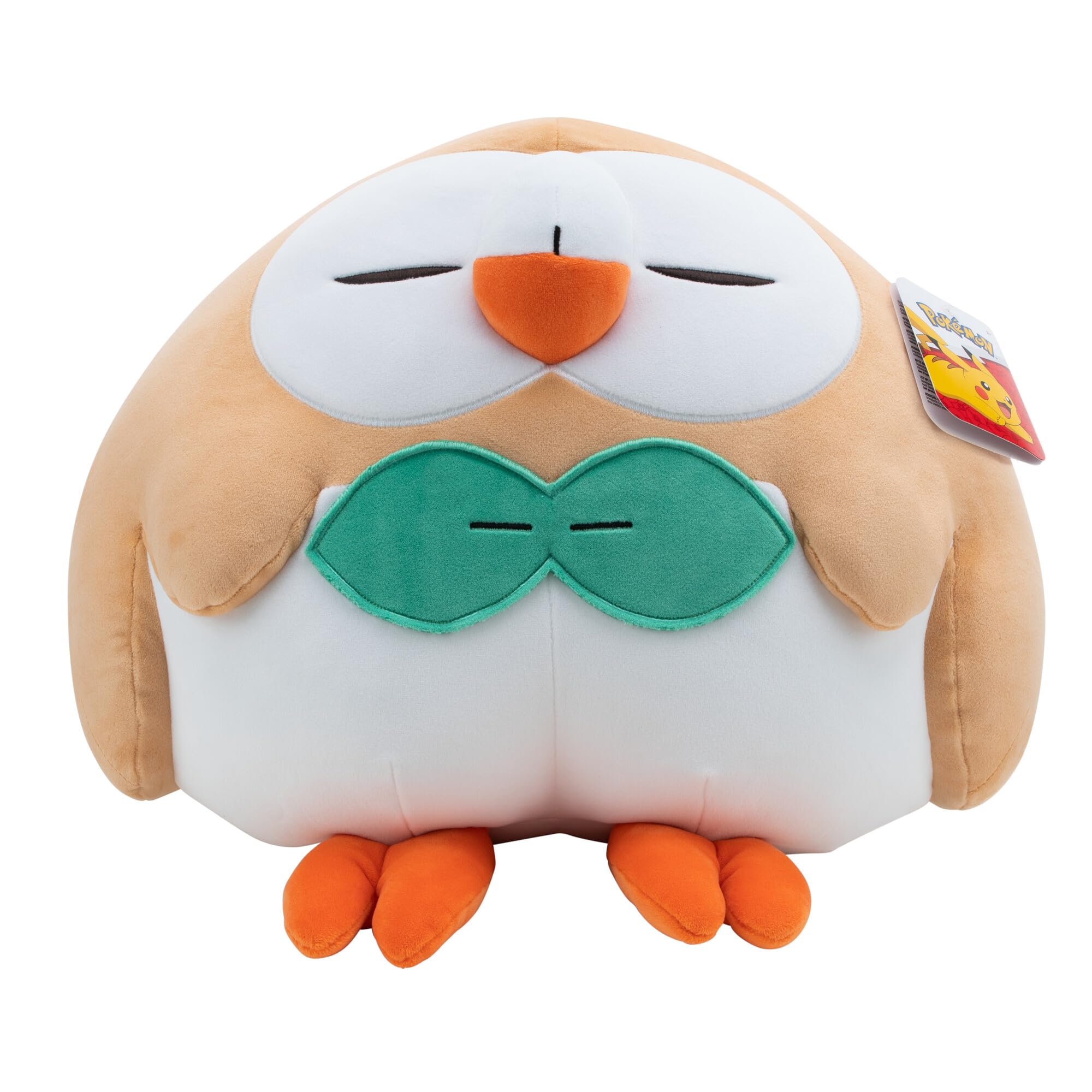 Pokémon PKW3460-45cm Schlafendes Plüsch - Bauz, offizielles Plüsch