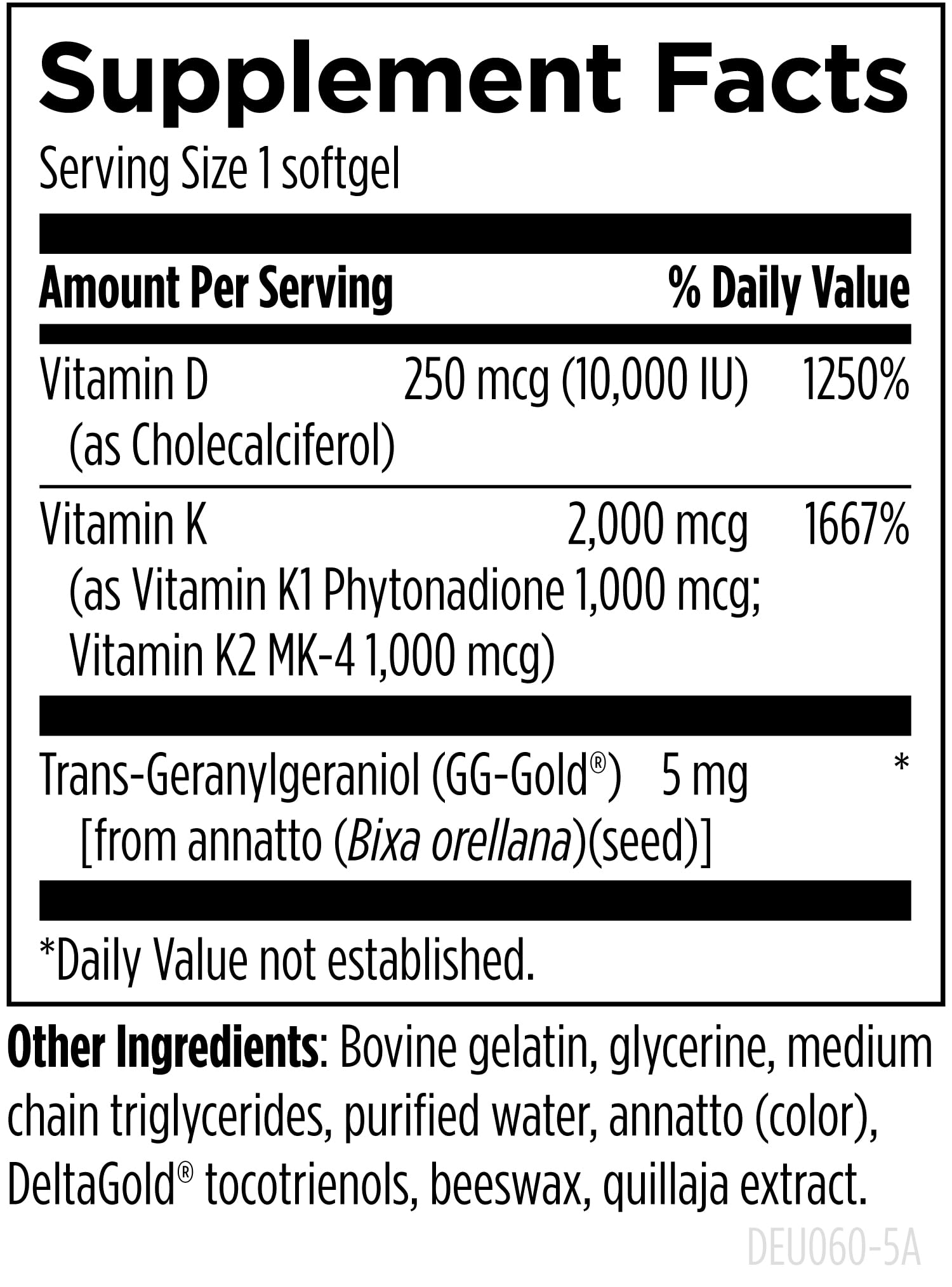Designs for Health D-Evail 10K, Bone & Immune Support, 60 Softgels — Amazon image 4