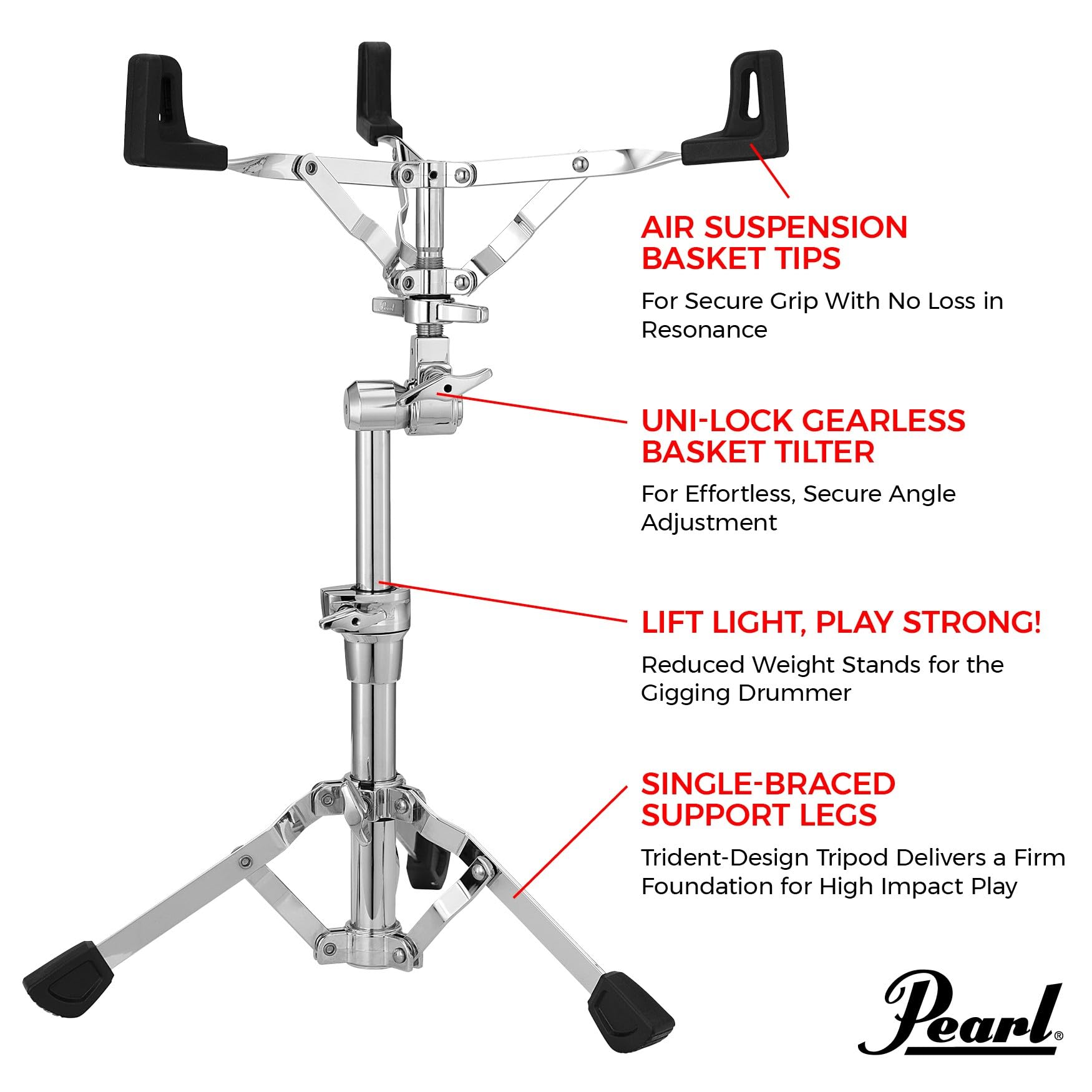 Pearl Supporto per rullante (S930S)