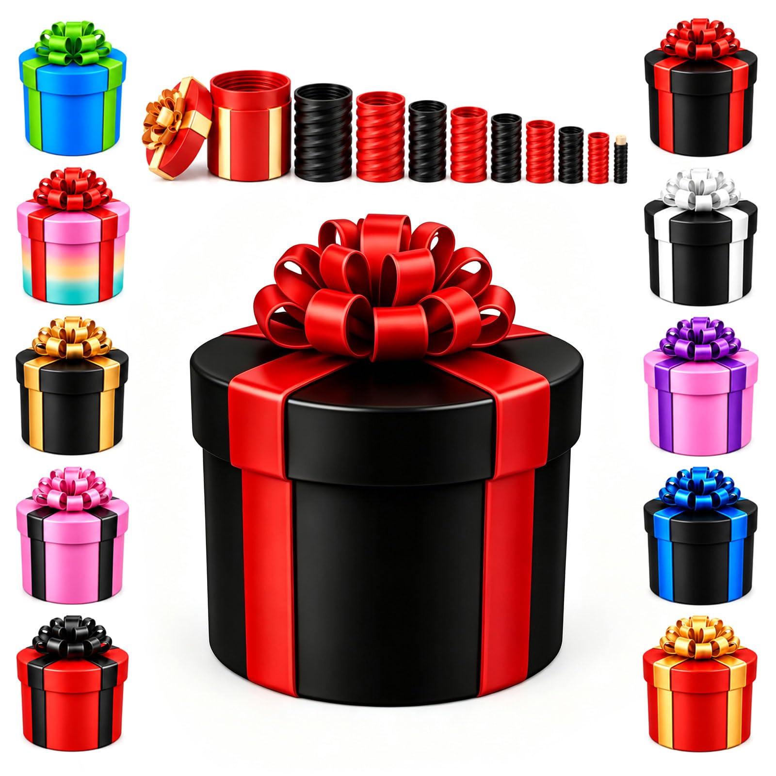 Annoying Gift Box, 10 Layer Screw Giftbox, 2027 New