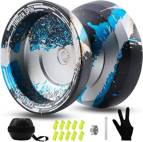 FETESNICE Yoyo profesional Yoyo de mariposa Y26 - Yoyo giratorio de dedo de doble modo receptivono responde, para niños, adultos y jugadores de