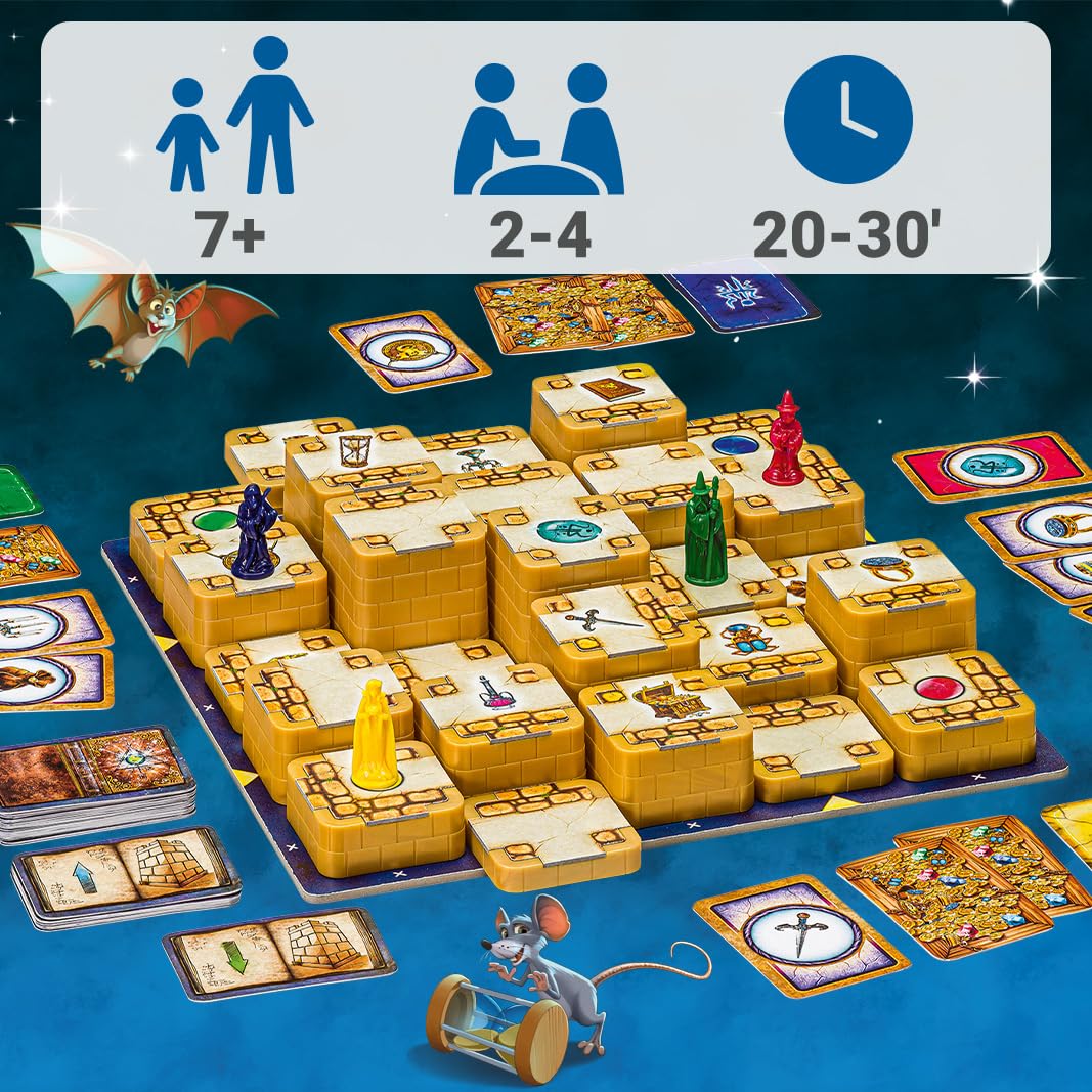 Ravensburger 3D Labyrinth - Moving Maze Family Board Game for Kids & Adults Age 7 Years Up - 2 to 4 Players