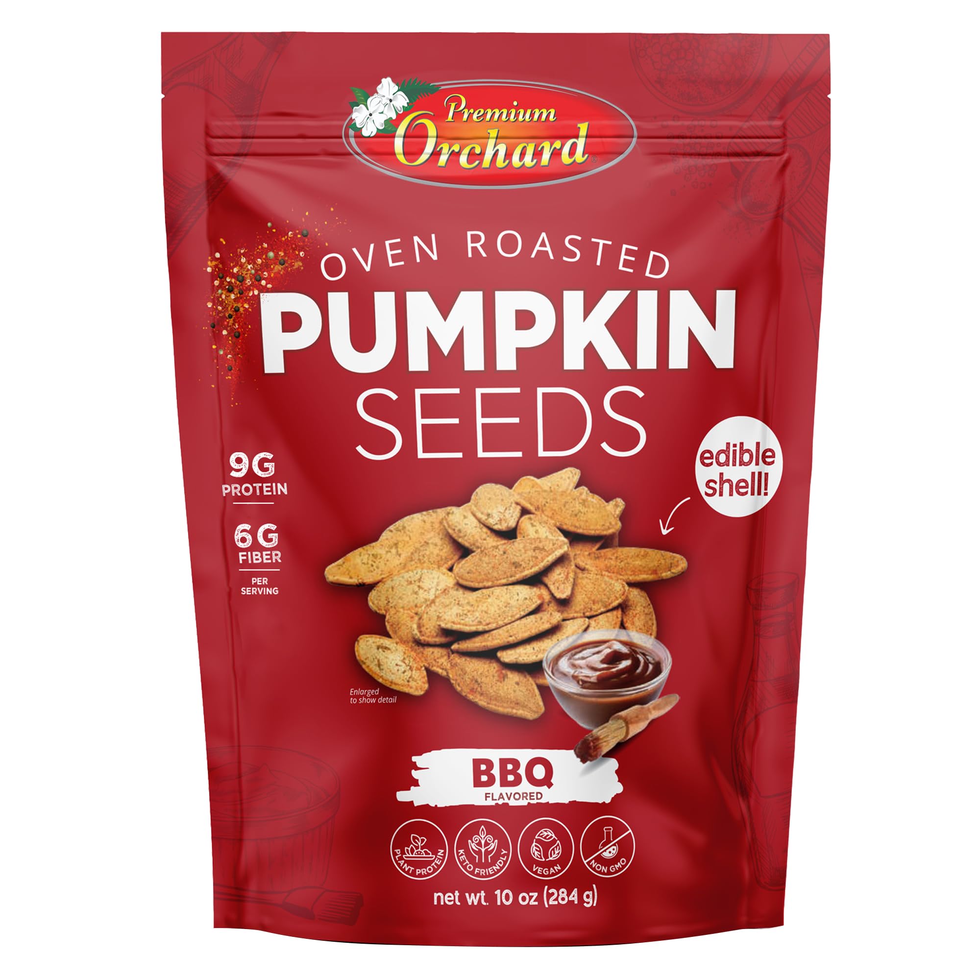 Amazon.com : PREMIUM ORCHARD Flavored Pumpkin Seeds Oven Roasted