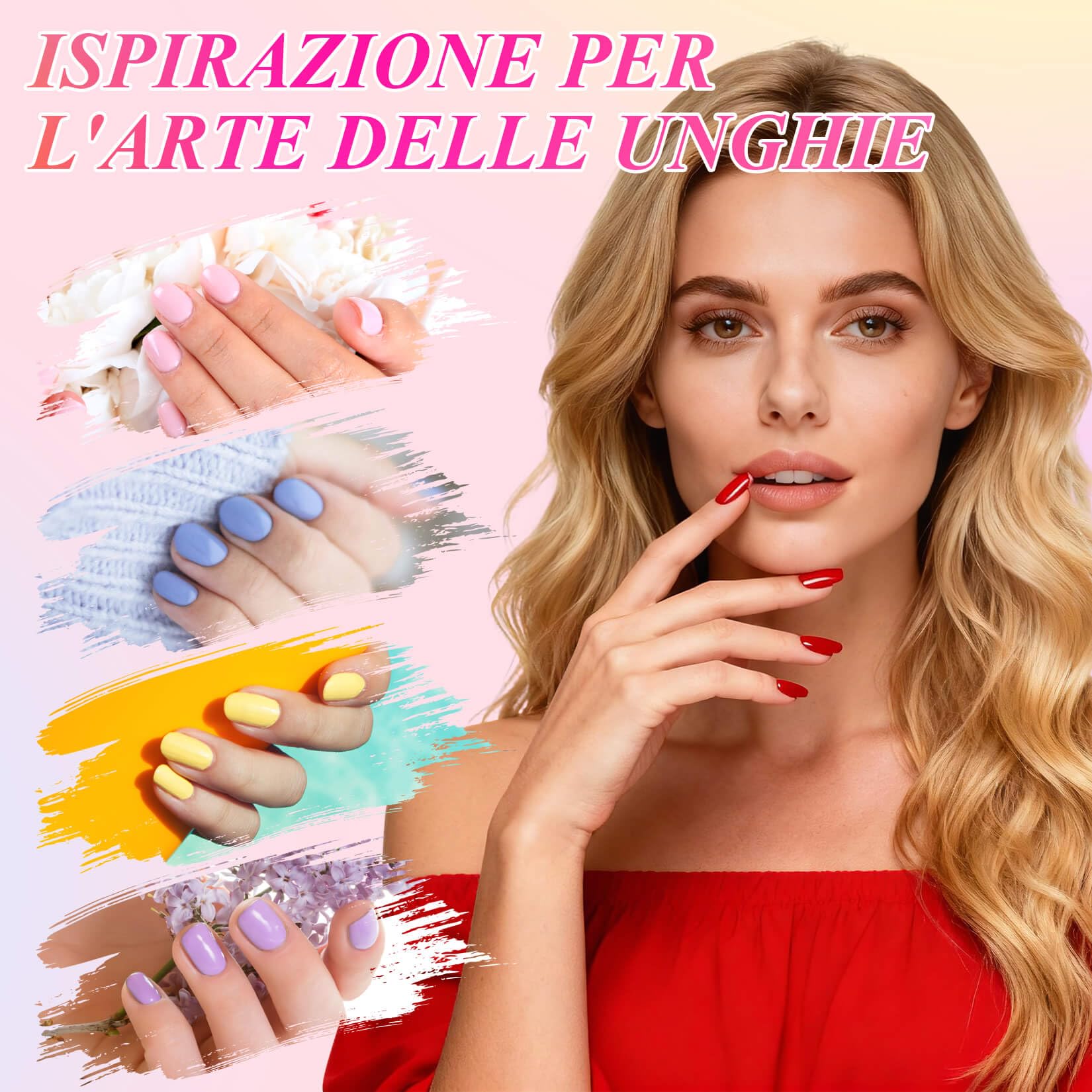 Phoenixy 30Pz Kit Semipermanente Unghie con Fresa per Unghie 25 Colori Kit Unghie Gel Completo con 48W U V/LED Lampada Base e Top Coat Kit Professionale per Nail Art da Salone