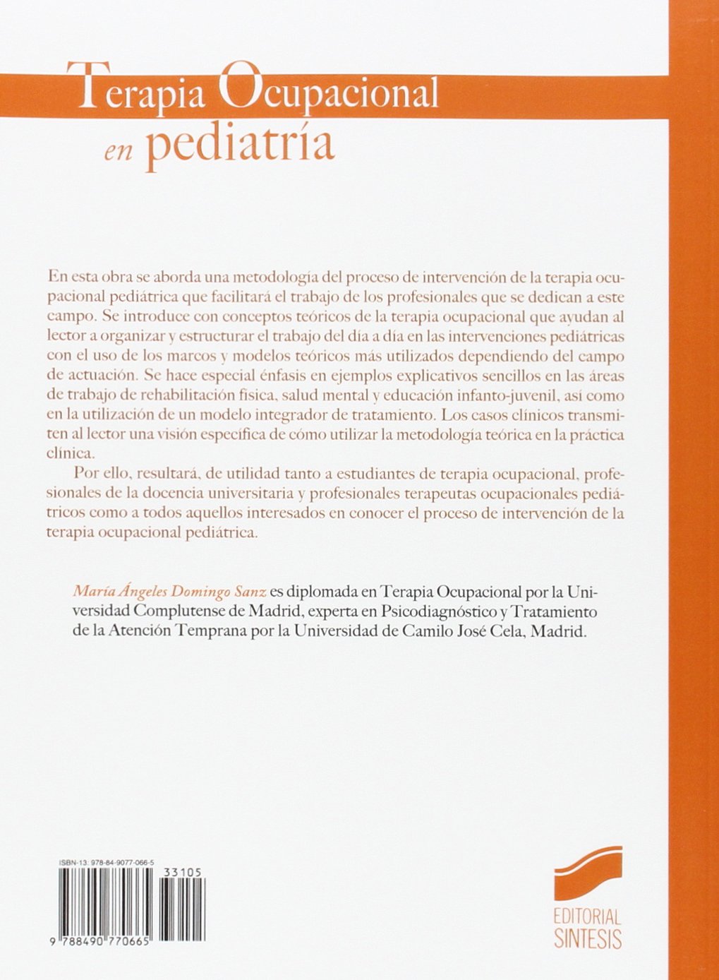 Terapia Ocupacional en pediatría