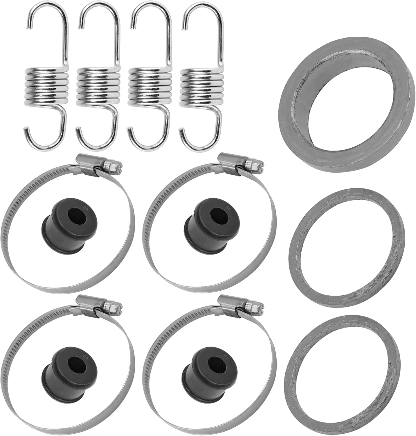 Caltric Muffler Gasket Kit Compatible with Arctic Cat 1000 4X4 Mudpro Trv Gt Xt 2010 2011 2012-2016
