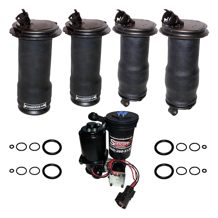 Buy Suncore 36F15KIT Air Suspension System Incl. Front And Rear Air Springs Compressor w/Dryer