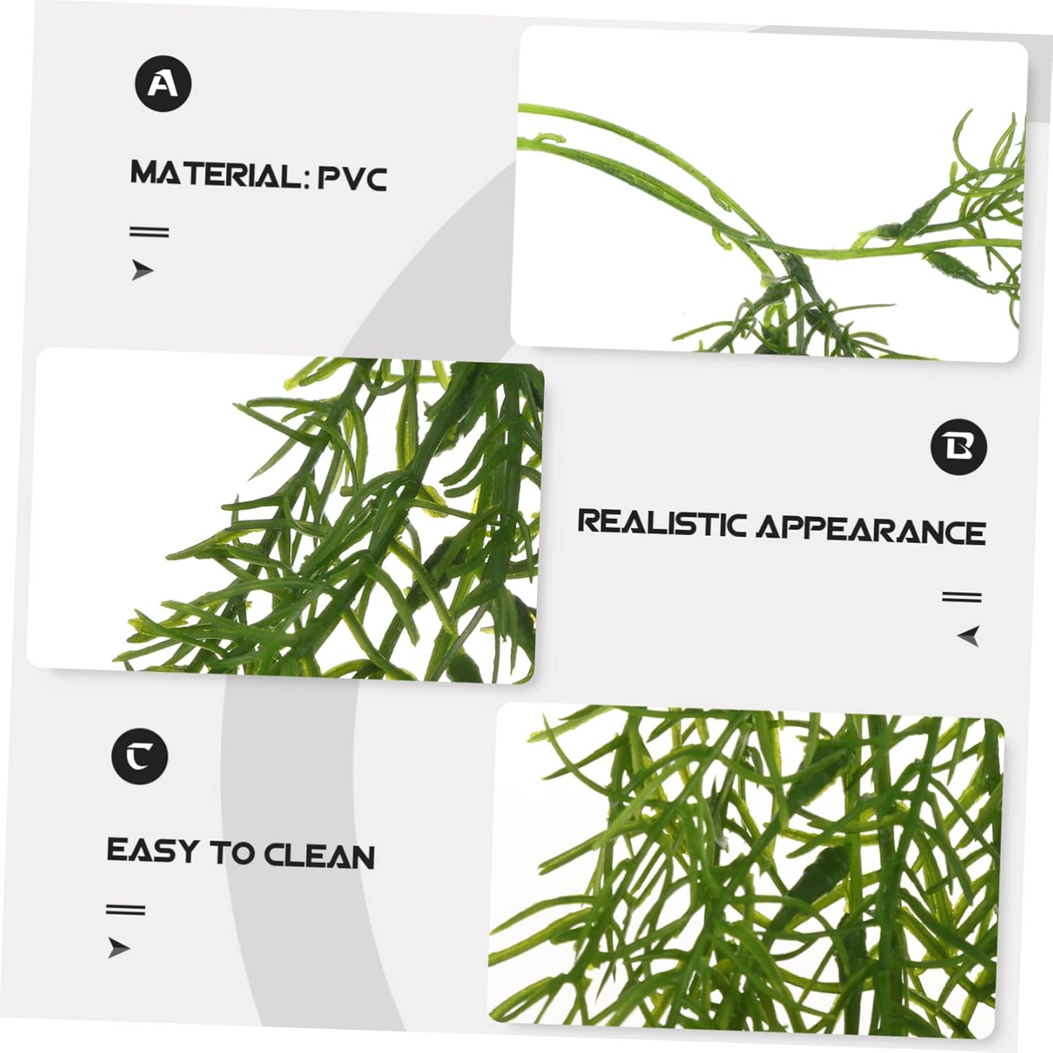 ABOOFAN 4pcs Elegant Fake Rattan Hanging Decor Wall Hanging Vine Pine Needle Greenery for Home Garden Decor