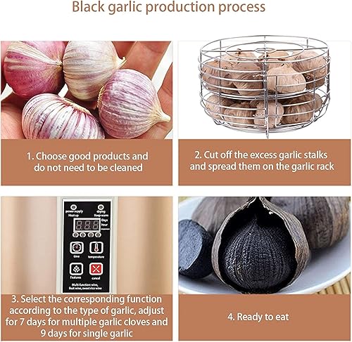 Miniatura 3 de MNSSRN Delicioso fermentador de ajo negro máquina de yogur comercial de alta capacidad para el hogar máquina de ajo negro multifunción