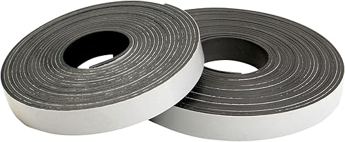 Zeus 66022 - Rollo de cinta magnética (autoadhesiva, flexible, ancha)