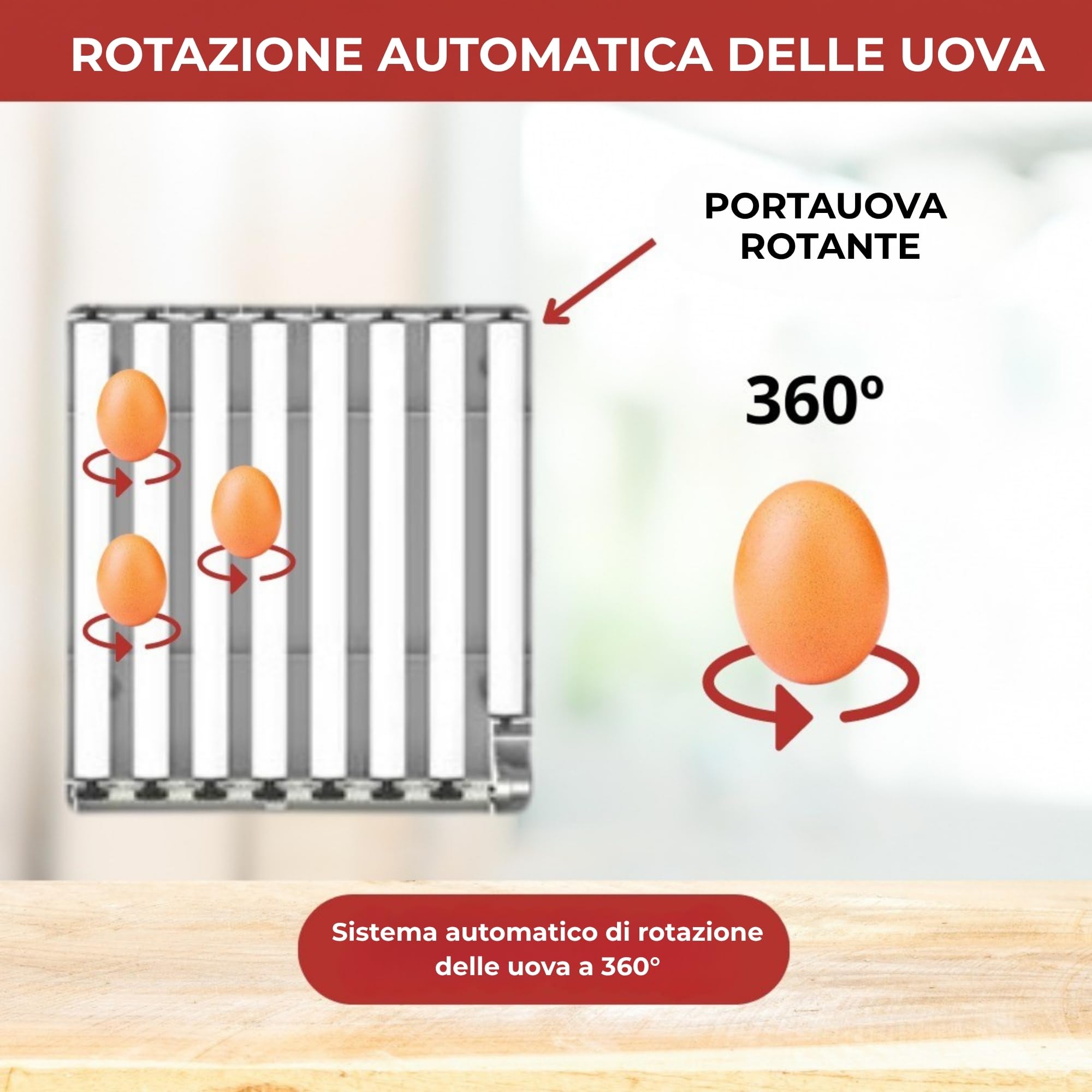 Arcanix Incubatrice Automatica per 30 Uova di Gallina, con Volteo Automatico, Controllo di Temperatura e Umidità, Termometro, Chocadeira Automatica per Uccelli