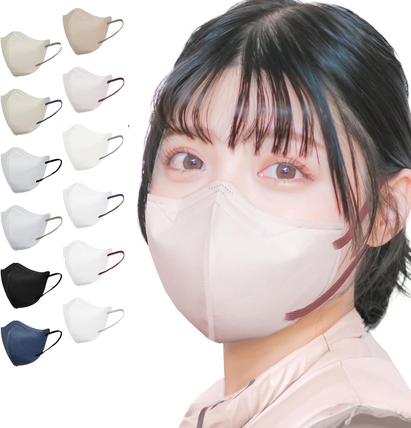 しょぴめめ　1500枚×9箱＝13500枚！立体マスク・色様々 楽天市場】【今だけクーポン配布中】立体マスク マスク 不織布