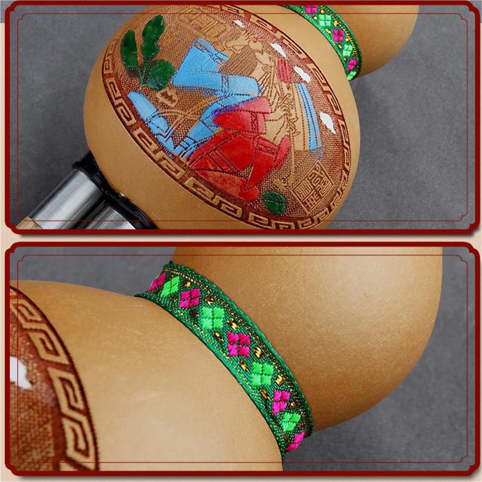 Flauta De Calabaza De Bambú Profesional Hecha A Mano Hulusi En Clave Sib Do Con Estuche Para Principiantes(BB Key)
