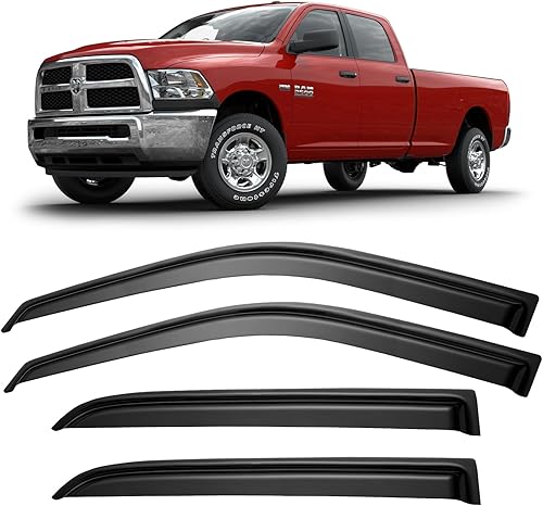 Miniatura 254 de Visores protectores de lluvia para ventana, deflectores de viento de canal exterior