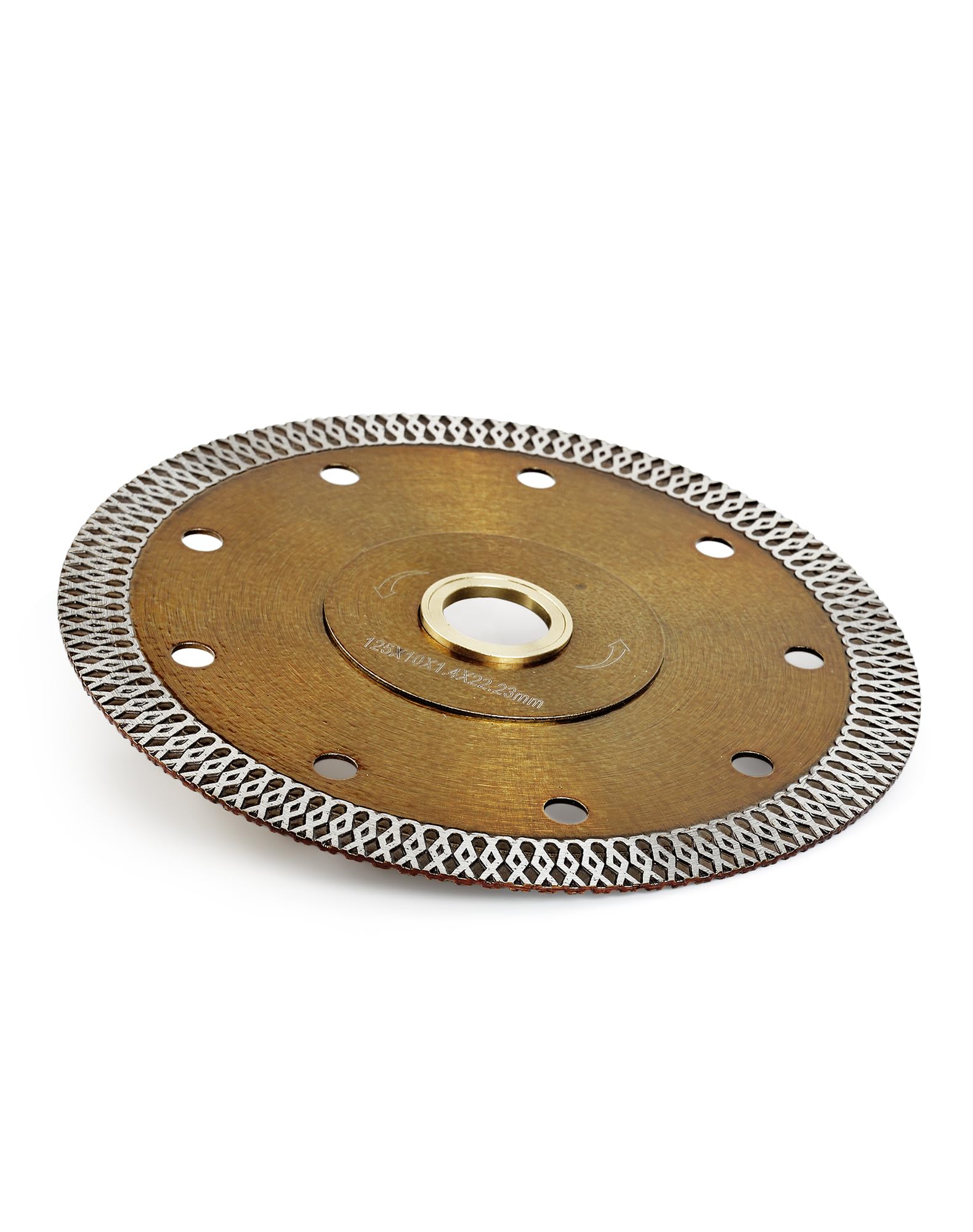 Hoja de corte de diamante fina de 5 pulgadas para azulejos de porcelana y granito