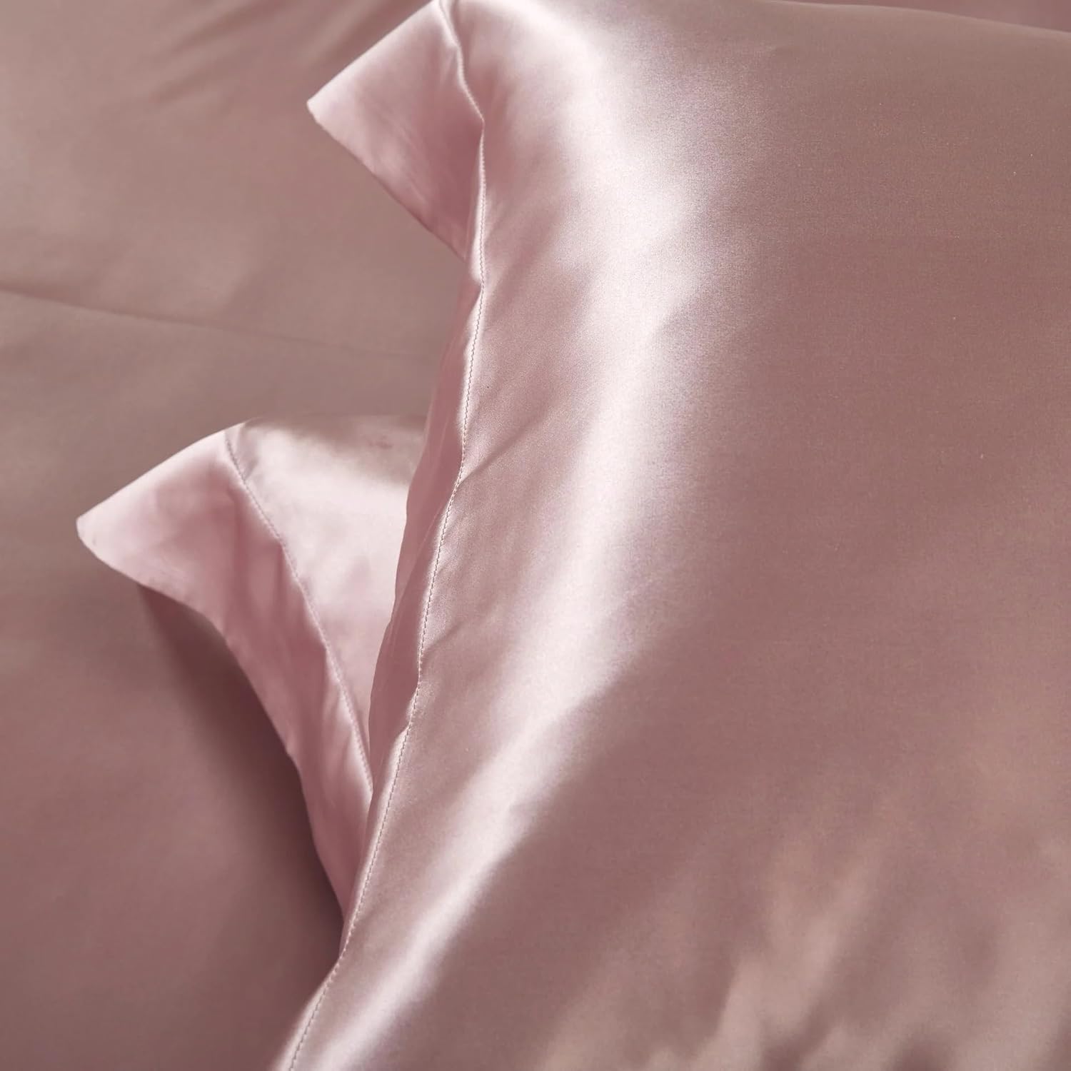 HBJWOV Silk Pillowcase Wide Edge Sided Skin Friendly Envelope(51x91cm)