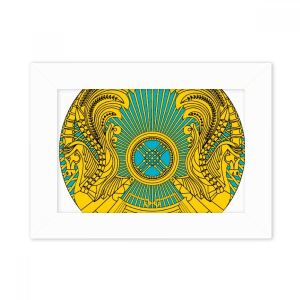 Cadre photo Kazakhstan blanc décoration bureau image art Asie 5x7 pour photo 10x15