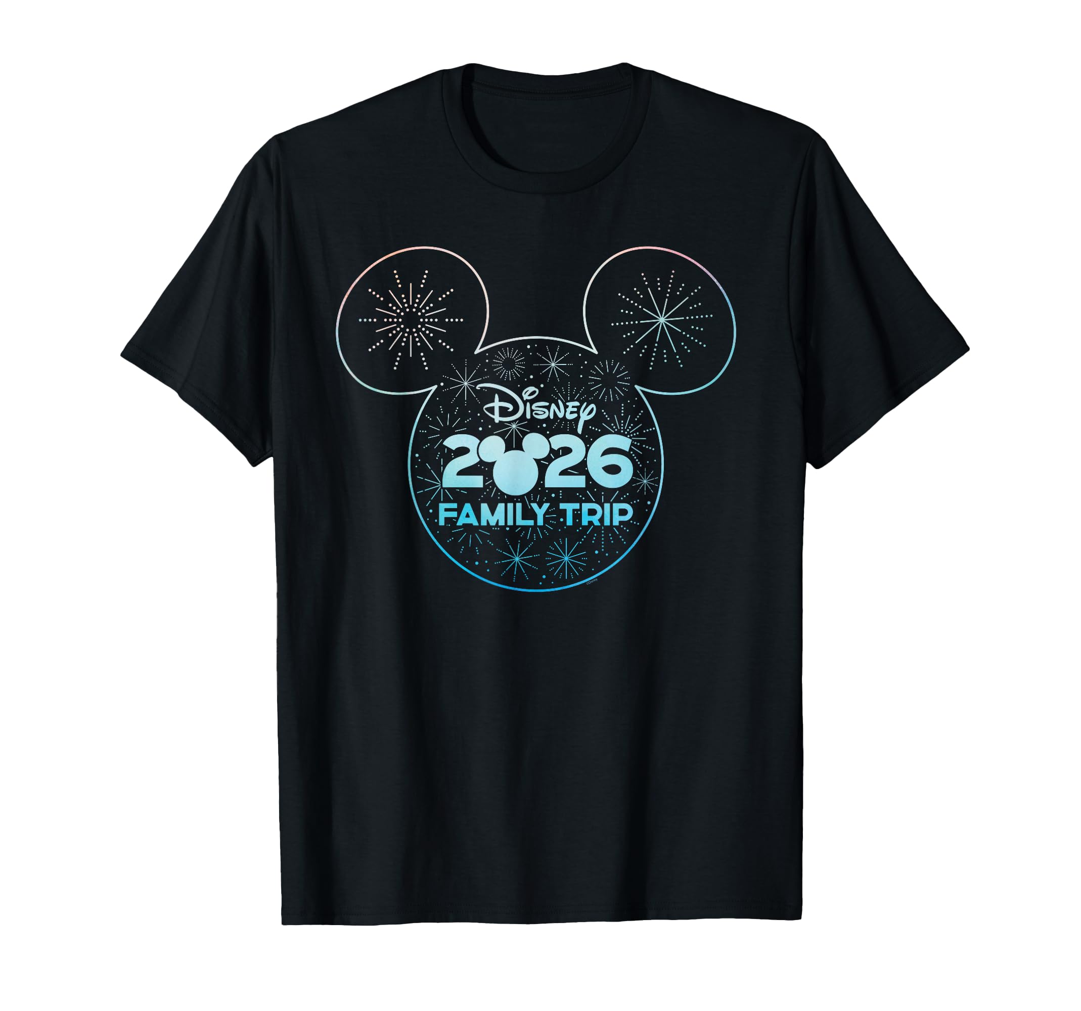 Mickey Mouse Icon Fireworks Vacation Family Trip 2024 T-Shirt