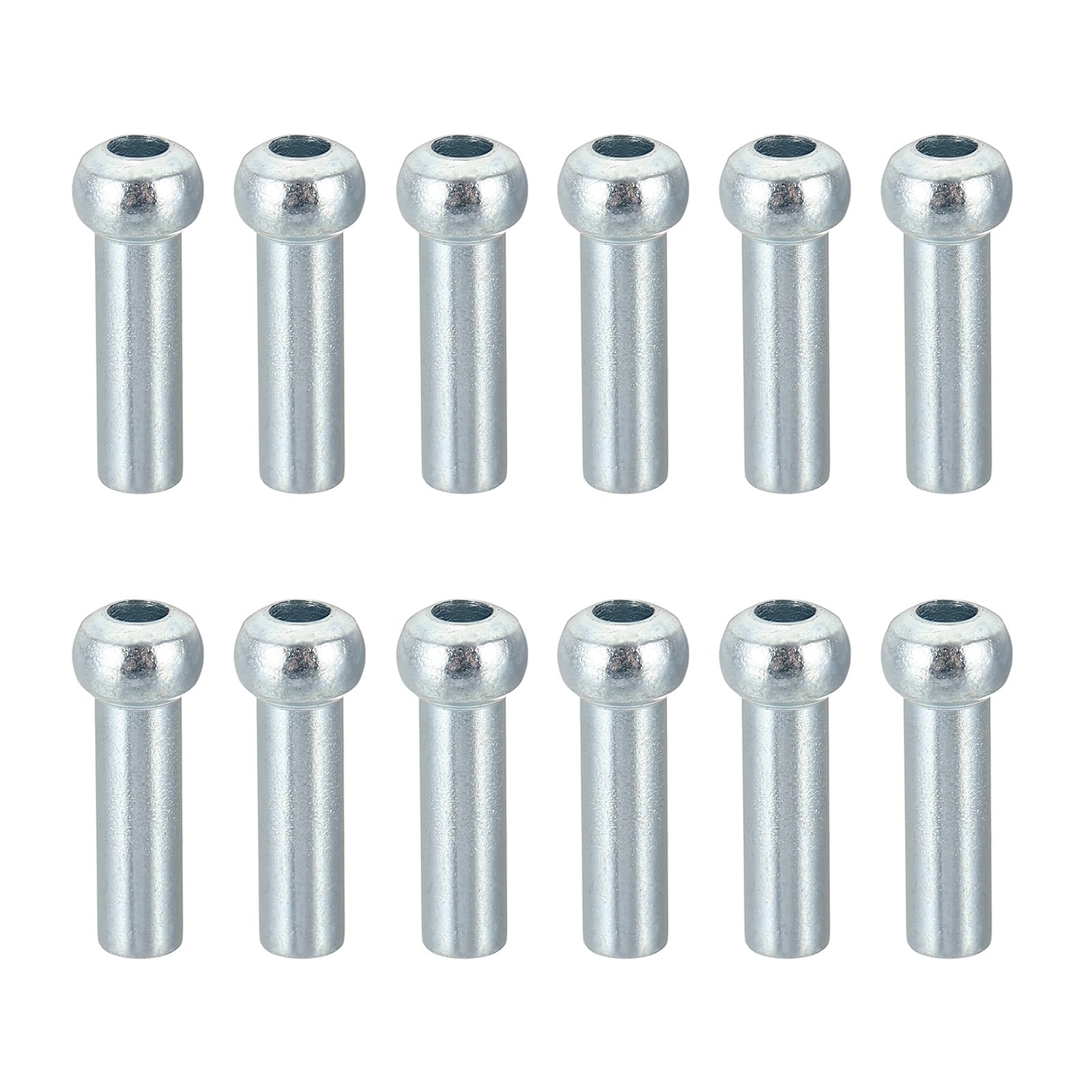 YELARXI 12Pcs Gym Wire Rope Spherical Head Stopper, Cable Ball Stopper for 5mm Cable Gym Machine Replacement End Home Fitness Equipment Running Yoga Accessories