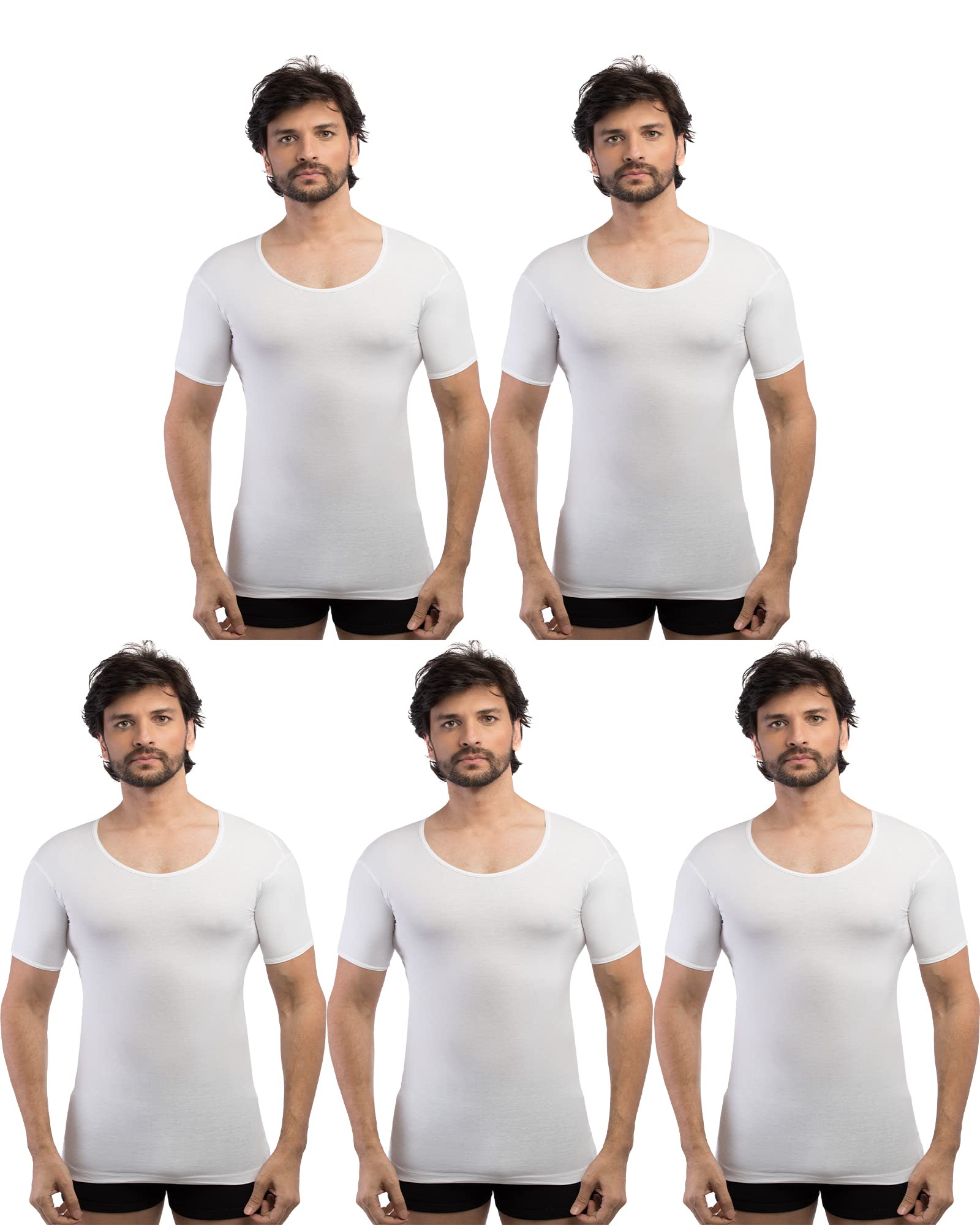VIPPack Of 5 Cotton Vest