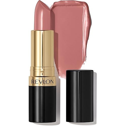 Revlon Super Lustrous Lipstick, High Impact Lipcolor with Moisturizing Creamy Formula, Infused with Vitamin E and Avocado Oil in Nude / Brown, Brazilian Tan (672)