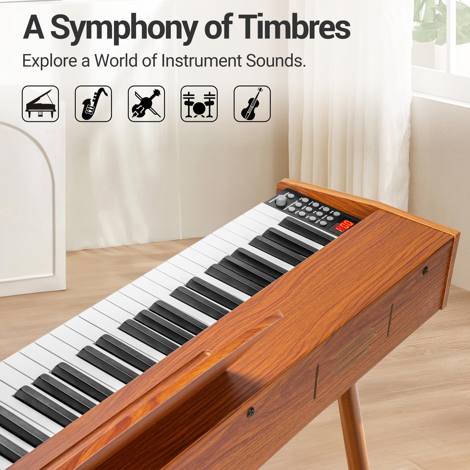 Amazon.com: MOSEN Digital Piano 88 Key Weighted Keyboard