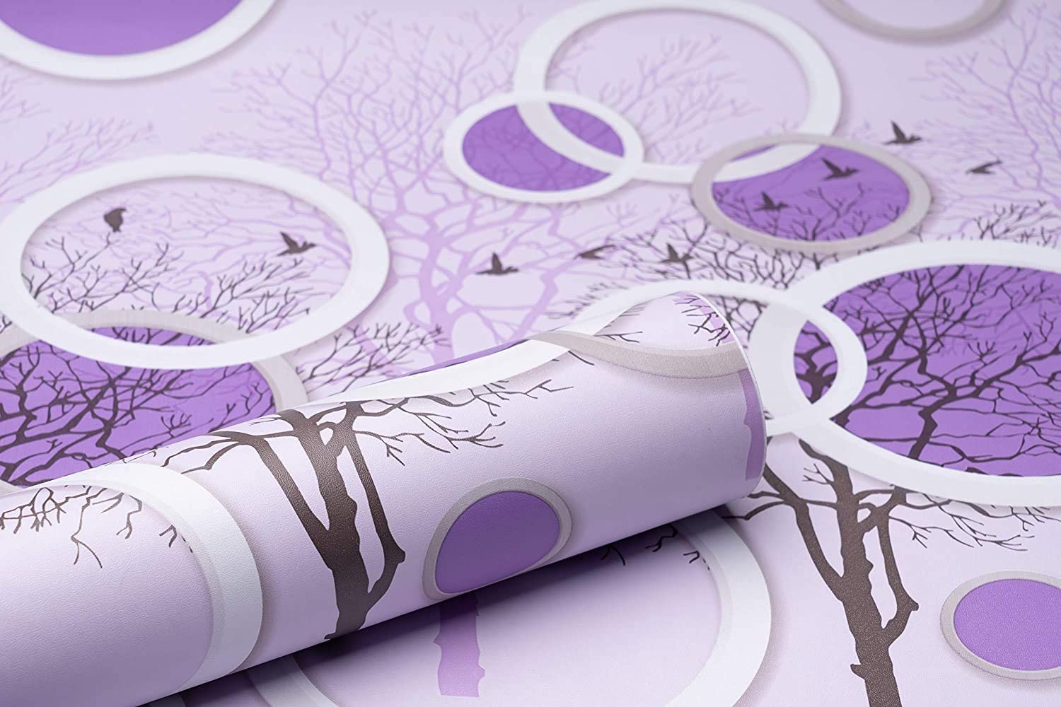 VI COLLECTIONS Purple Circles self Adhesive PVC Wallpaper (200 cm) (B093YGS3SG) Amazon Price History, Amazon Price Tracker