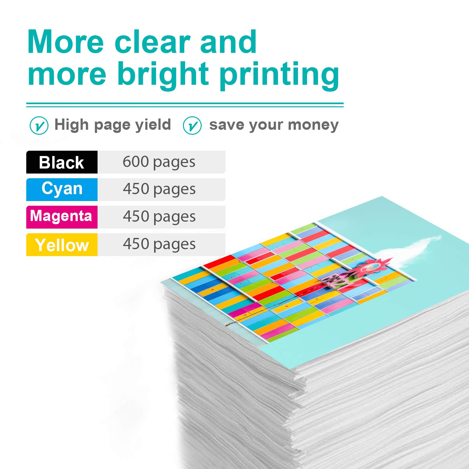 Jagute 18XL(18 Pack) Cartucce Compatibile con 18XL T1811 T1812 T813 T1814 per Expression Home XP-215 XP-412 XP-415 XP-305 XP-405 XP-202 XP-205 XP-302 XP-402 XP-312 XP-315 XP-102 XP-30 XP-212