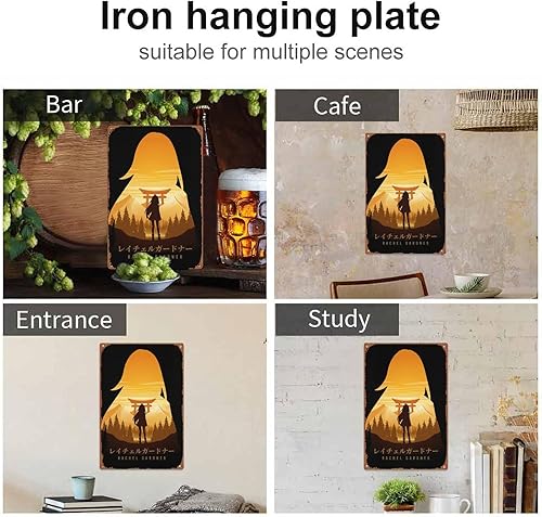 Miniatura 4 de Rachel Ray Angels Of Death - Póster de anime con logotipo de gasolinera y gasolinera, 8 x 12 pulgadas