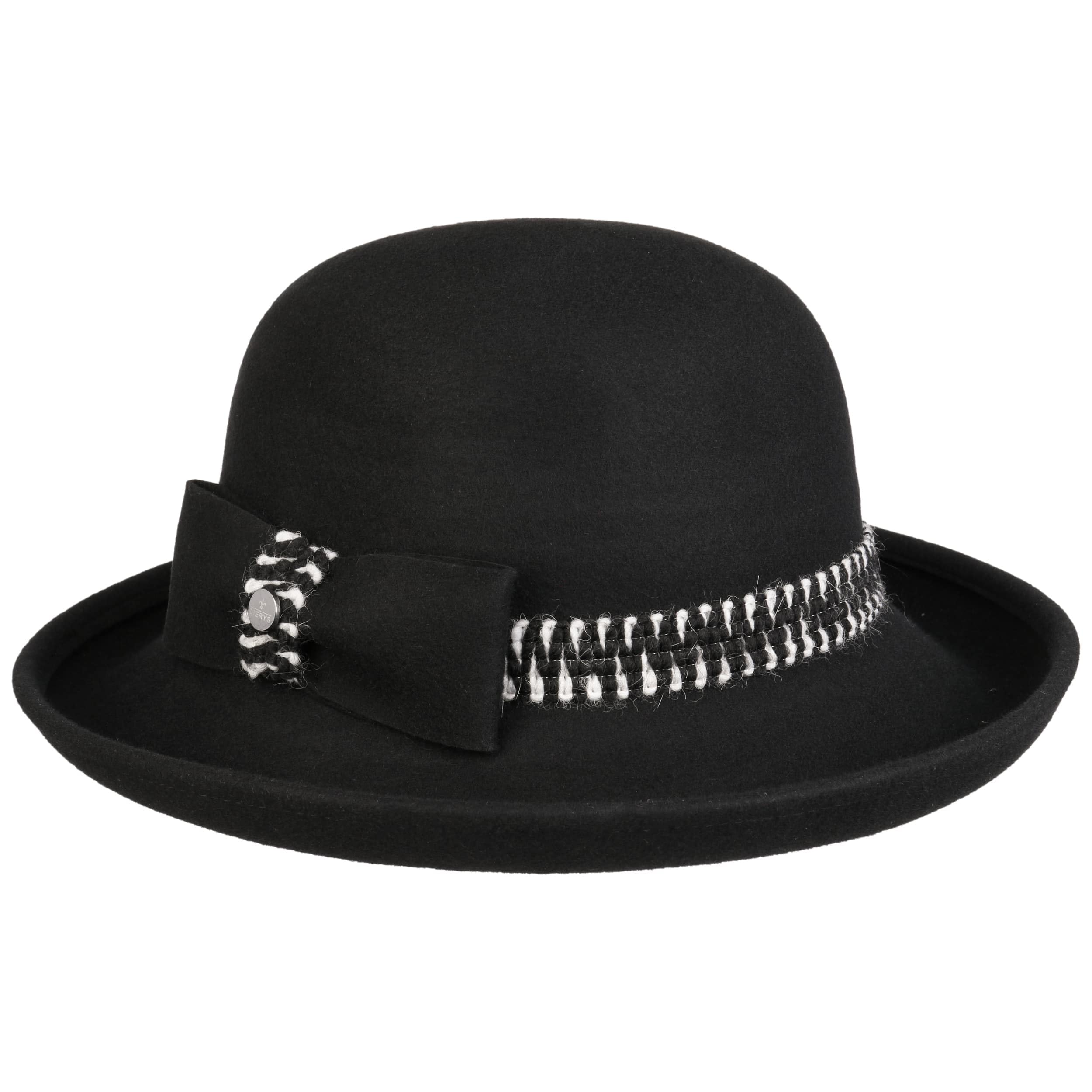 LIERYS Laretta Wollhut Damenhut Garniturband Made in Italy Herbst